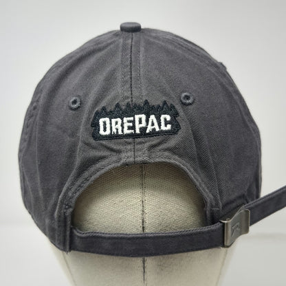 Richardson Baseball Cap Gray OSFM OREPAC Salmon Fish Embroidery Slideback Hat
