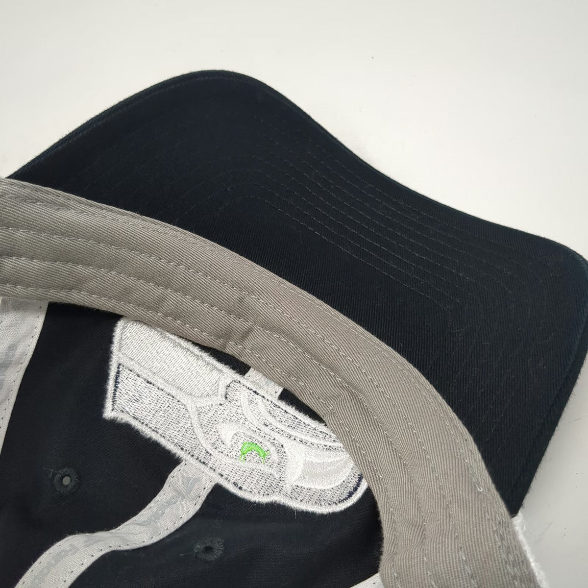 Fanatics Seattle Seahawks NFL Trucker Hat Black One Size Mesh Back Snapback Logo