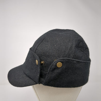 Jessica Simpson Fitted Hat Black One Size Ear Flap Solid Blank Outdoor