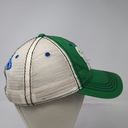 Hat Graphix 360 Trucker Hat Green White Blue OSFM Crater Lake NP Mesh Snapback