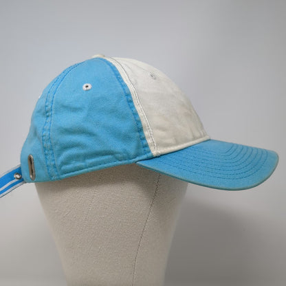Callaway Golf Baseball Cap Blue White One Size Strapback Embroidered Grommet Hat