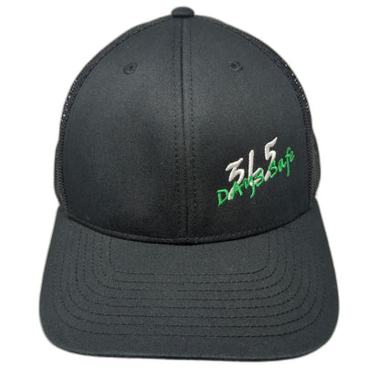 Richardson Trucker Hat Black One Size GoGo squeeZ 365 Days Safe Snapback Mesh