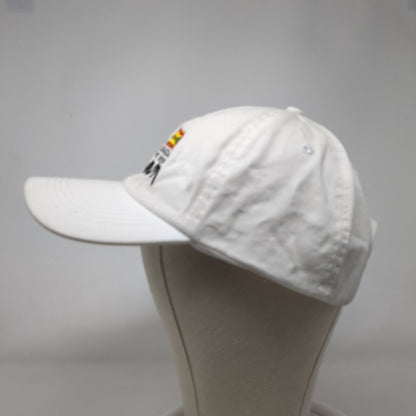 Mount Cinnamon Grenada West Indies Slideback Hat WHite OSFA Alternative Cotton
