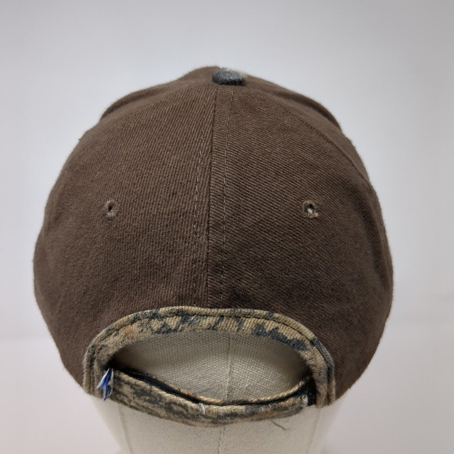 God & Country Strapback Hat Brown OSFA Adjustable Embroidered Freedom Rock Point