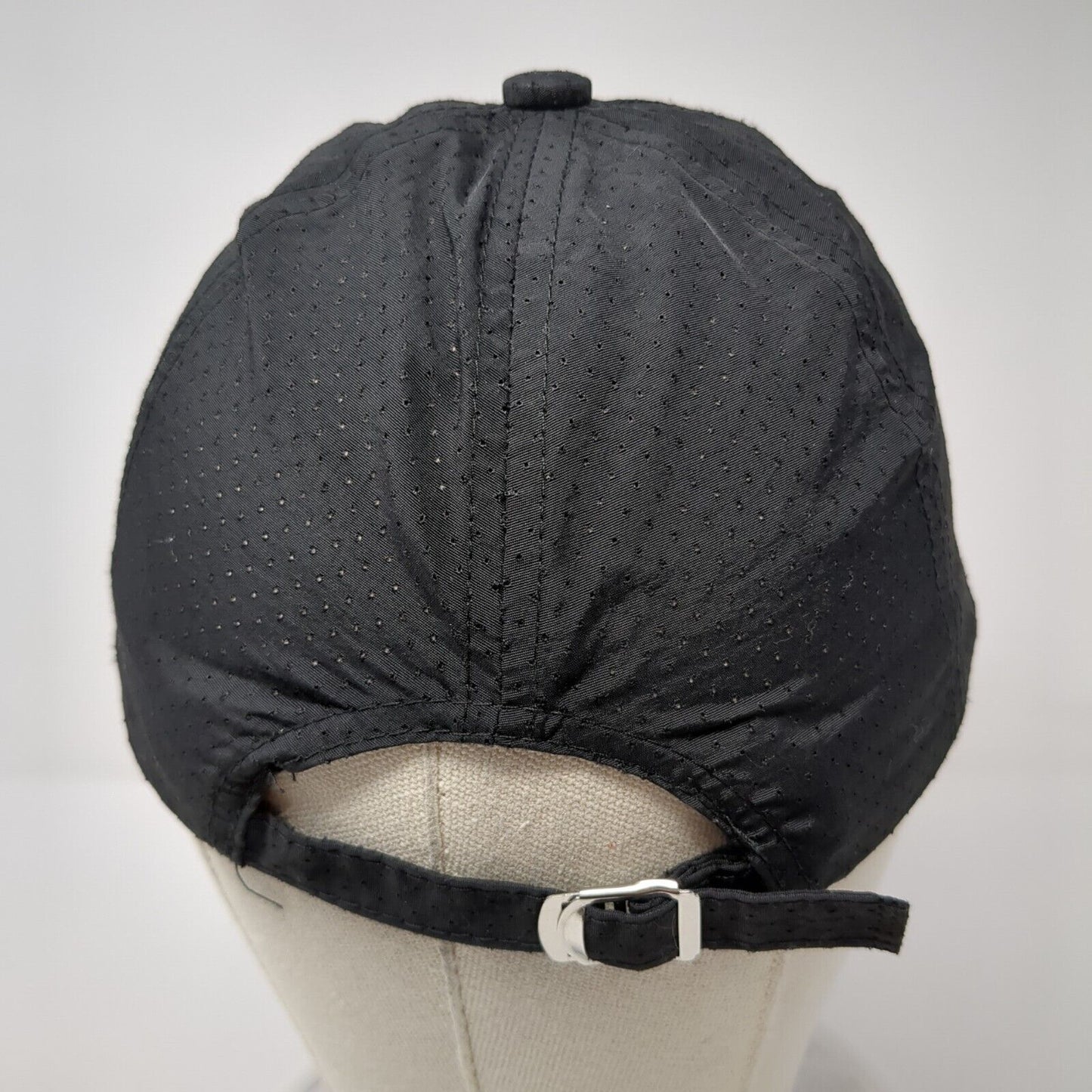 Unbranded Slideback Hat Black One Size Adjustable Breathable 6 Panel Blank