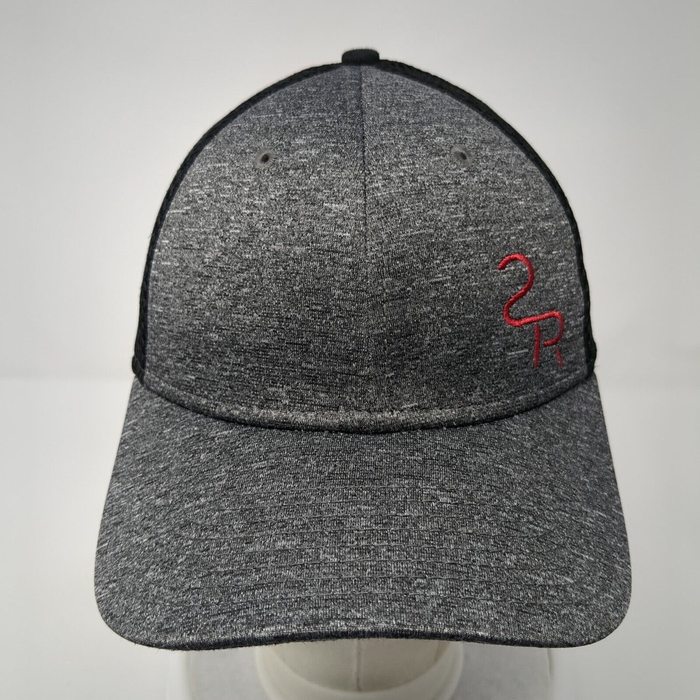 Requa Bros. Fitted Mesh Back Hat Gray M-L Colorblock New Era 39Thirty