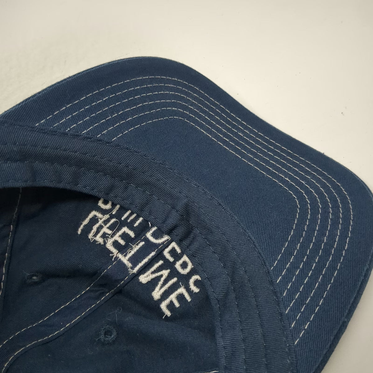 Cap America Baseball Cap Blue One Size Lifetime Builders Contrast Stitching Hat
