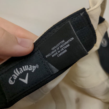 Callaway Slideback Hat Tan One Size Embroidered 6 Panel Outdoor