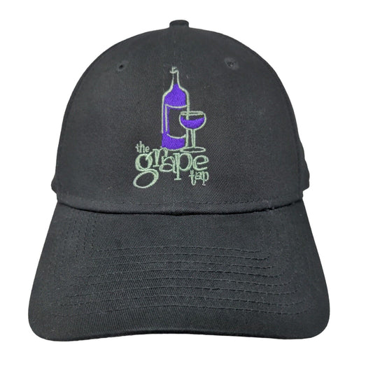 The Grape Tap Strapback Hat Black OSFM Embroidered New Era 9Forty