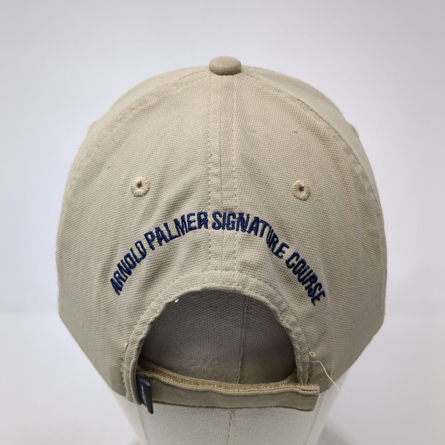 Running Y Ranch Strapback Hat Tan One Size Adjustable Embroidered