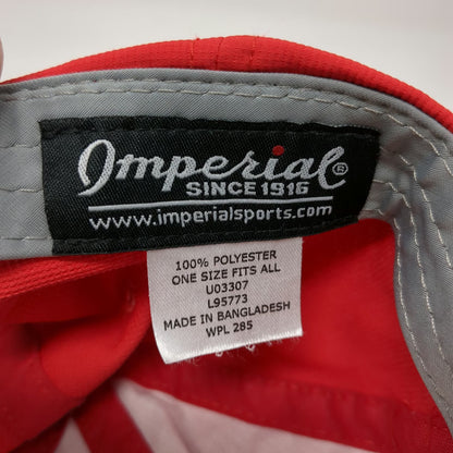 Imperial AJGA American Junior Golf Association Hat Red One Size Baseball Cap