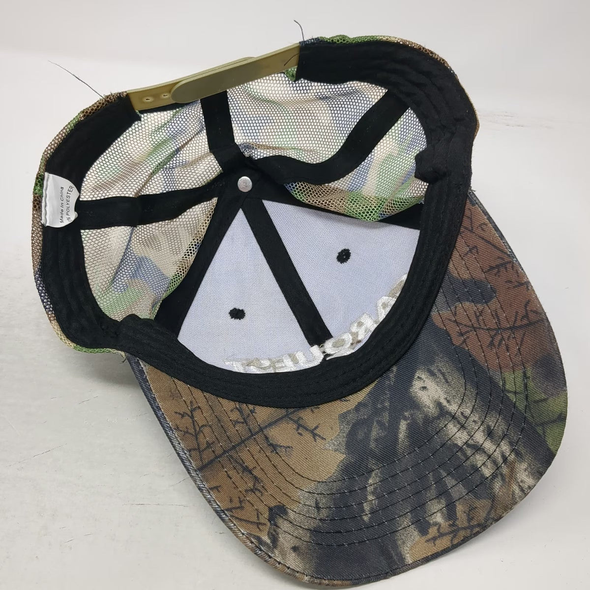 Carquest Trucker Hat Brown One Size Camo Mesh Back Snapback Auto Parts Logo