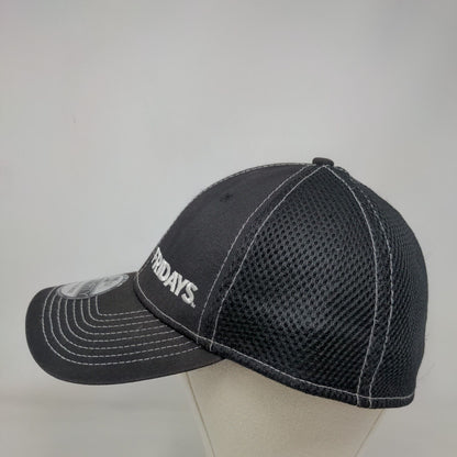 Fridays Fitted Mesh Back Hat Black L/XL Embroidered New Era 39Thirty
