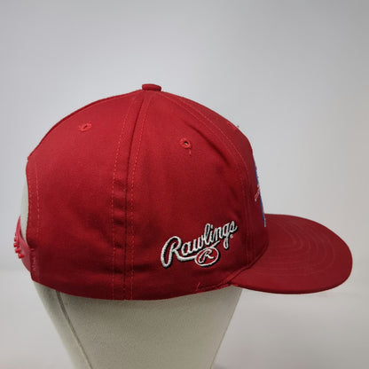 Rawlings Snapback Red One Size Mark McGwire 70 Home Run Cracker Jack USA Hat