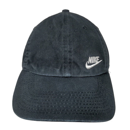 Nike Swoosh Slideback Hat Blue OSFM Embroidered Logo Heritage86 6 Panel