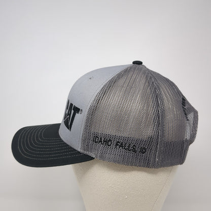 CAT Western States Equipment Snapback Trucker Hat Gray One Size Mesh Back