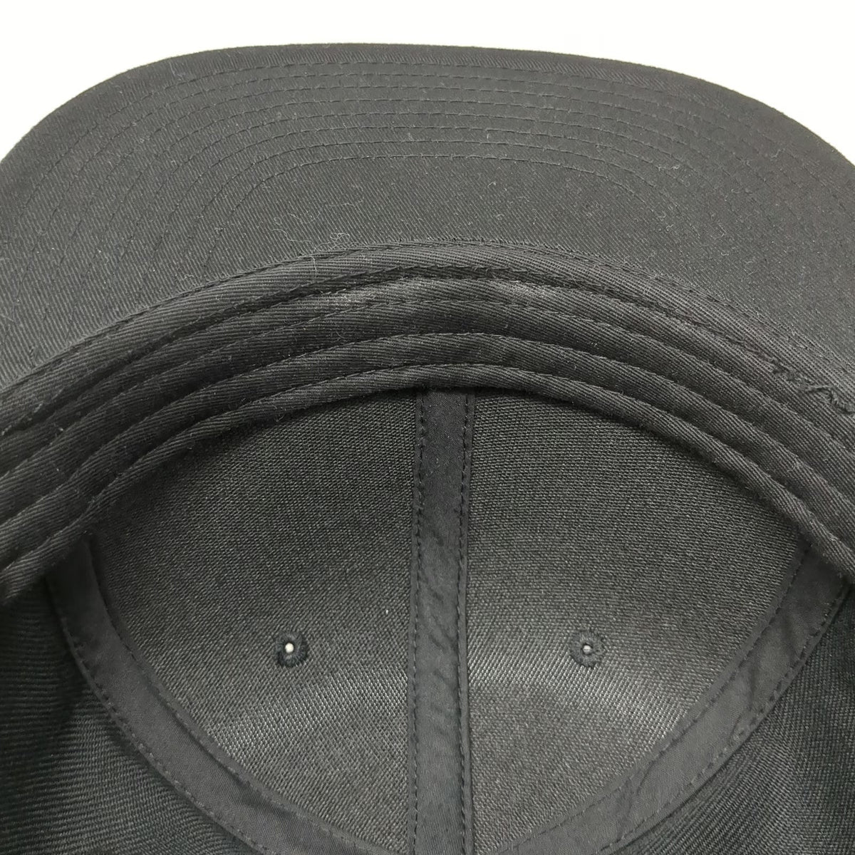 Otto Snapback Hat Black One Size Go Rogue Patch Flat Brim Acrylic Wool