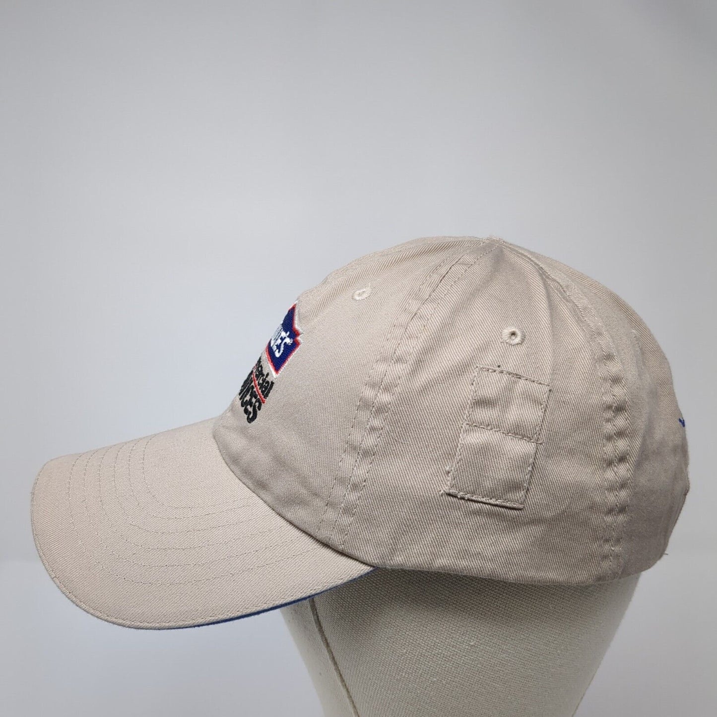 Lowes Commercial Services Strapback Hat Brown OS Adjustable Embroidered 6 Panel