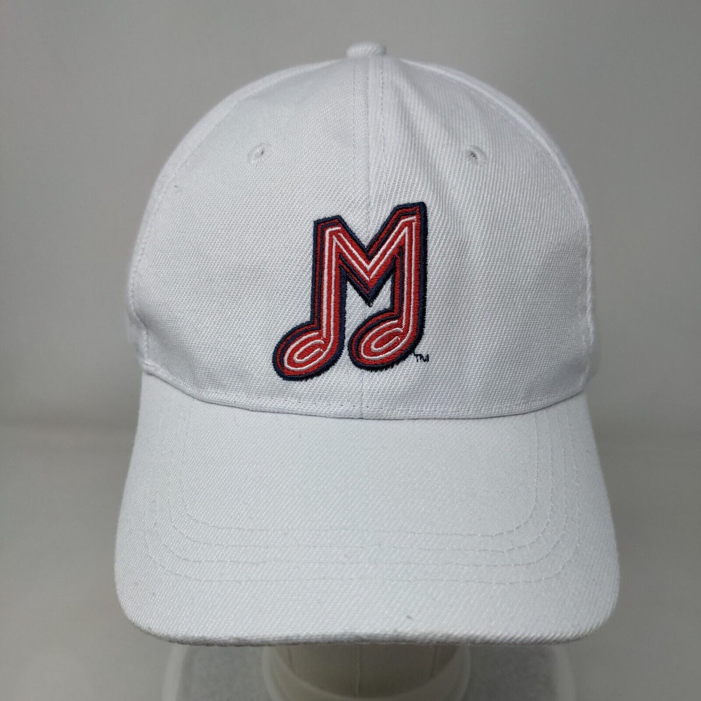 Memphis Redbirds Strapback Hat White One Size Adjustable Embroidered 6 Panel