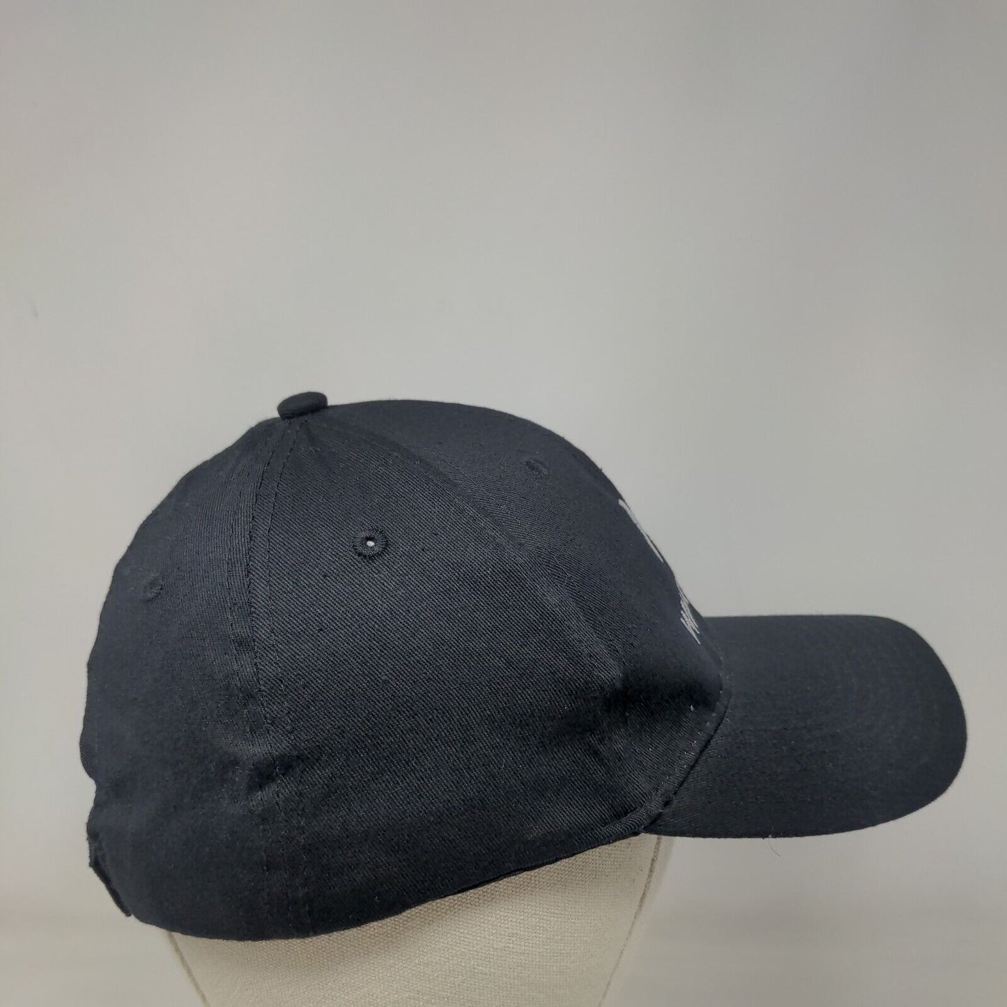 Y6 Warrior Strapback Hat Black OSFA Embroidered Adjustable Vitronic