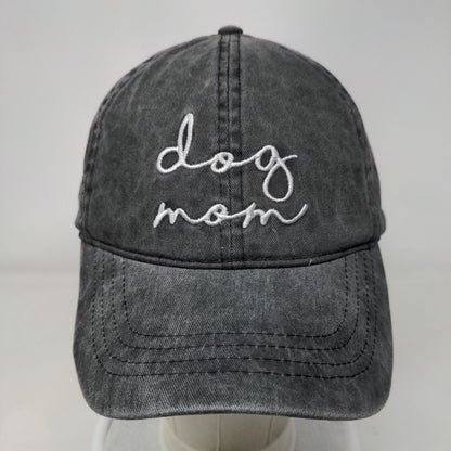 Dog Mom Slideback Hat Gray OSFM Solid Embroidered David And Young