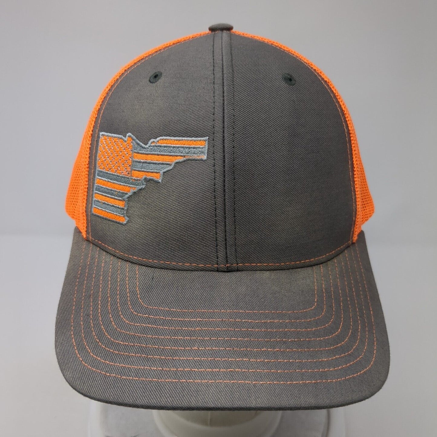 American Flag Snapback Trucker Hat Multi One Size Mesh Back Richardson