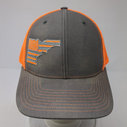American Flag Snapback Trucker Hat Multi One Size Mesh Back Richardson