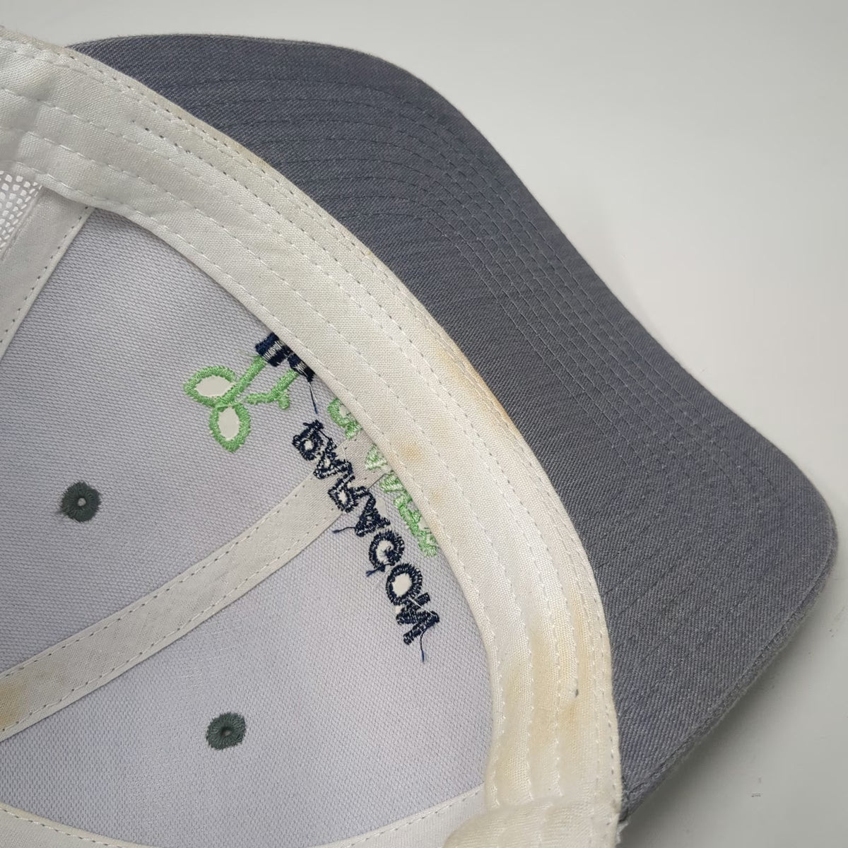 Allcaps Paragon Plants Trucker Hat Gray One Size Mesh Back Snapback Logo