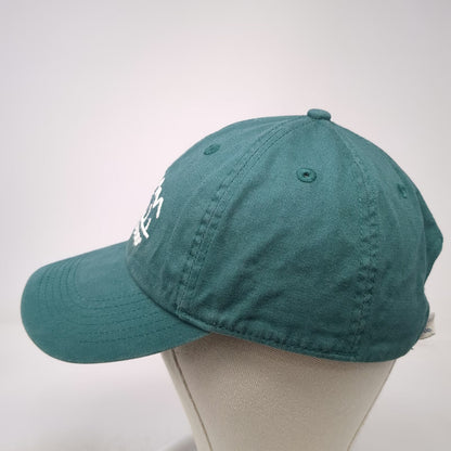 Life is Good Baseball Cap Green One Size Mountains Trees Graphic Strapback Hat