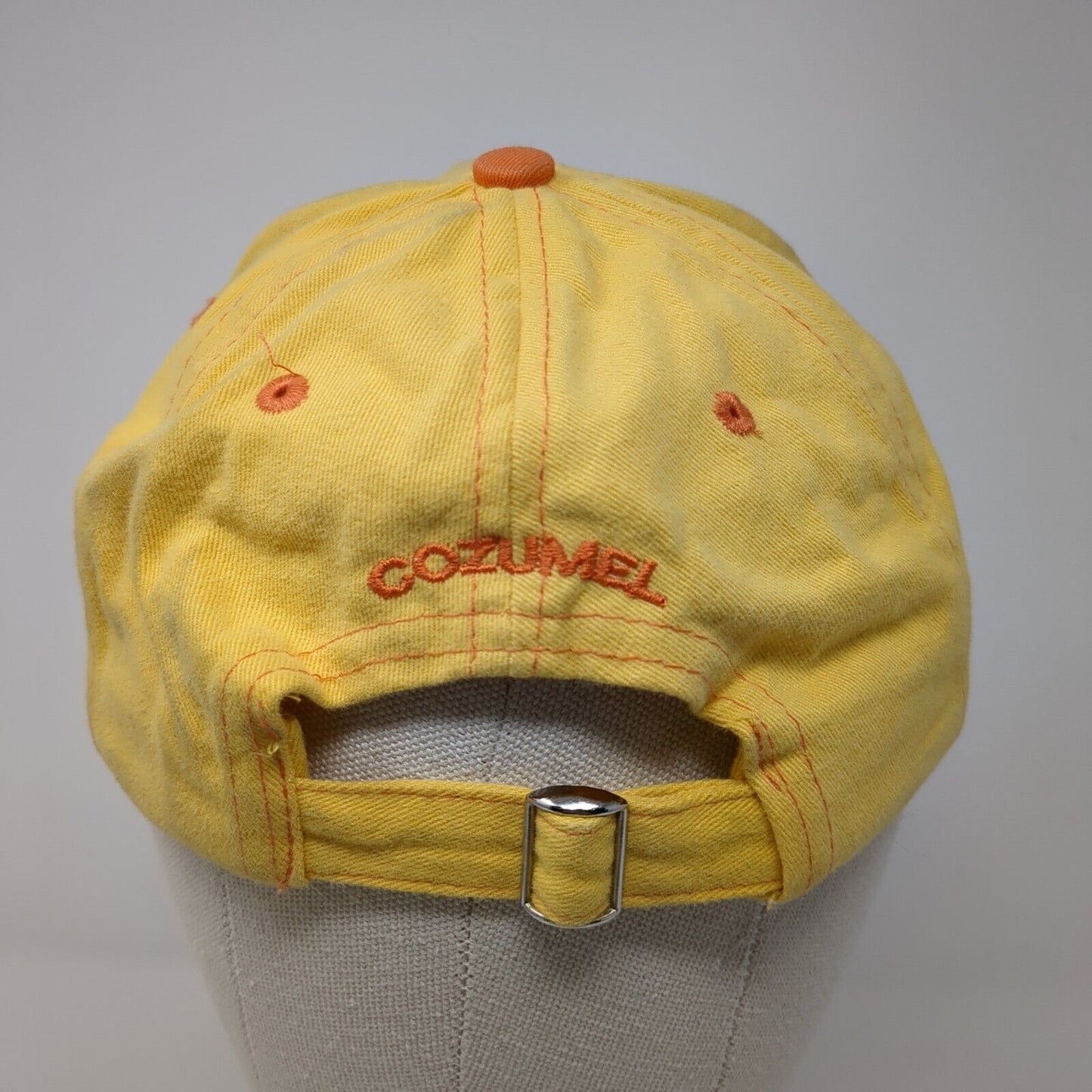 Carlos 'N Charlie's Cozumel Slideback Hat Yellow OSFA Embroidered