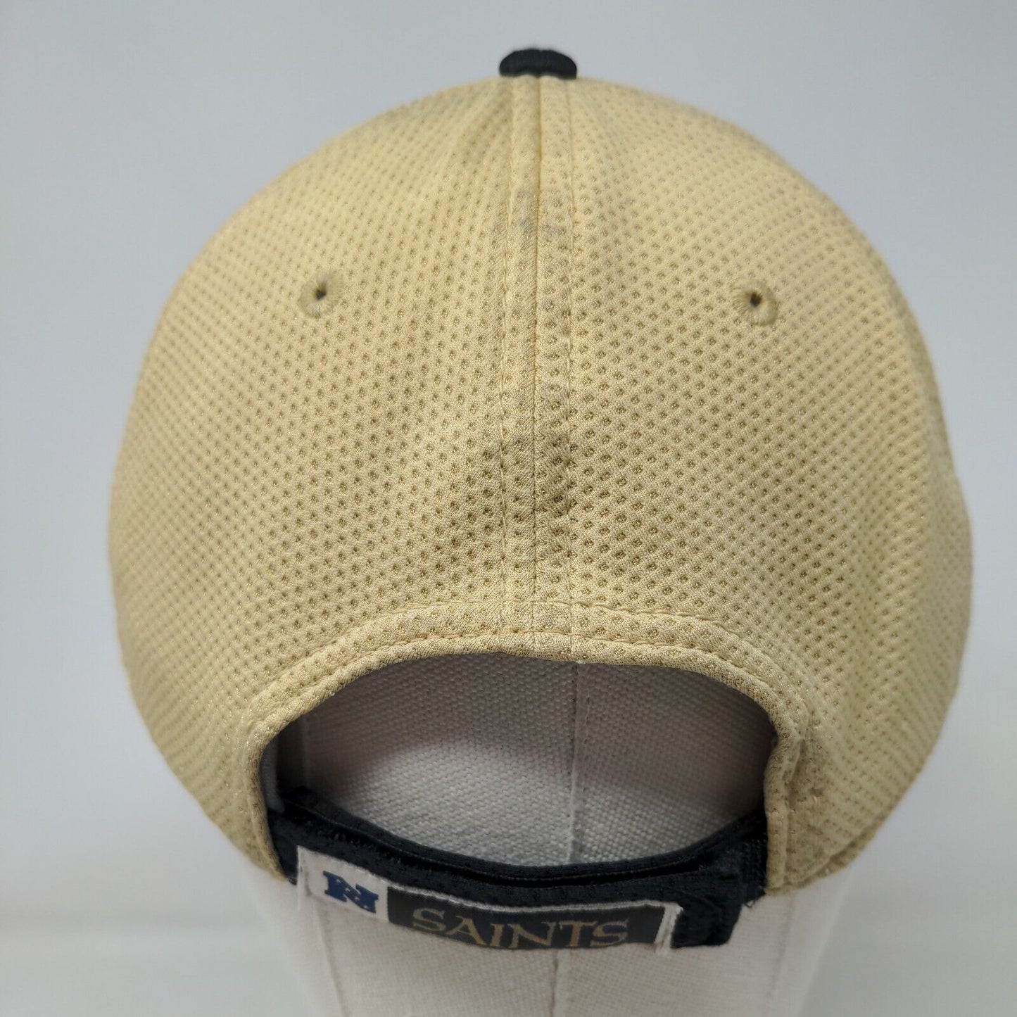 New Era Men's Strapback Hat Tan Embroidered New Orleans Saints Logo