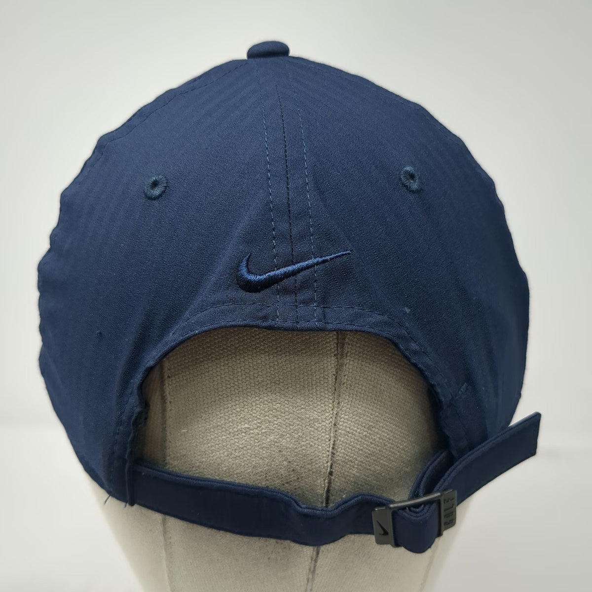 Nike Baseball Cap Blue One Size Golf Dri-Fit Heritage86 Pinstripe Slideback Hat