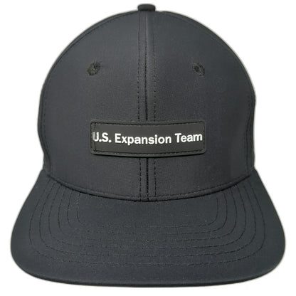 Jackalope Trucker Hat Black One Size U.S. Expansion Team Perforated Snapback