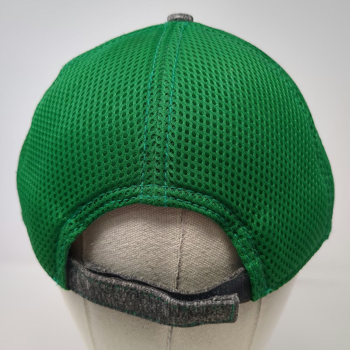 Boston Celtics NBA New Era Cap Gray One Size Mesh Strapback Heathered Hat Logo