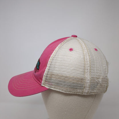 Flora-Bama Est. 1964 Snapback Trucker Hat Pink OS Adjustable Mesh Back Legacy