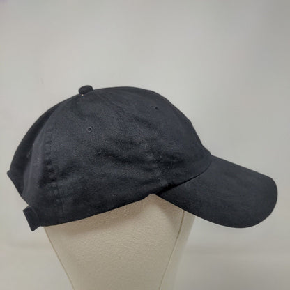 Unbranded Men's Slideback Hat Black One Size Blank 100% Cotton