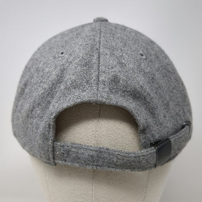 AS Colour Baseball Cap Gray One Size Sun Valley Idaho Moose Patch Wool Blend Hat