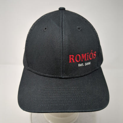 Romio's Est. 2006 Snapback Trucker Hat Black OSFA Mesh Back Adjustable