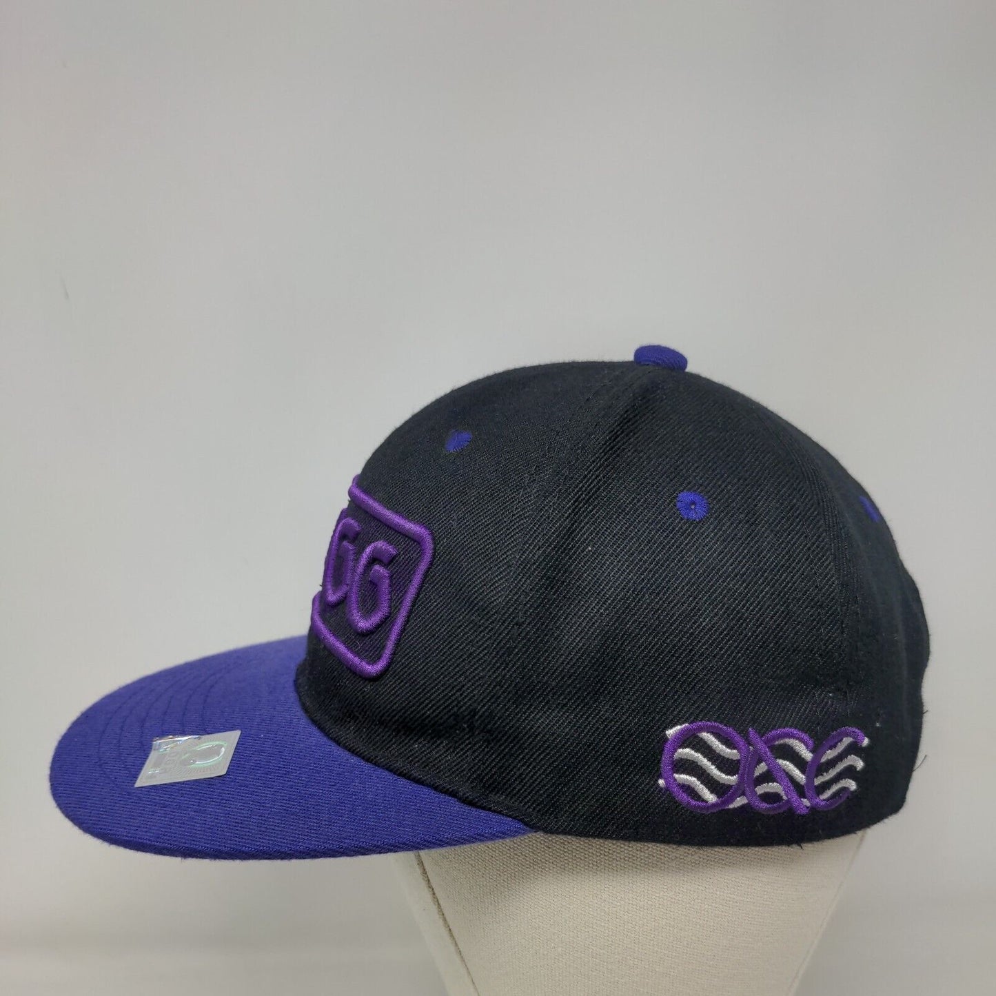 Swagg Snapback Hat Multi One Size Adjustable Embroidered Colorblock
