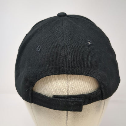 S.&J. Sheet Metal Bronx Brooklyn Baseball Cap Black One Size Strapback Logo Hat