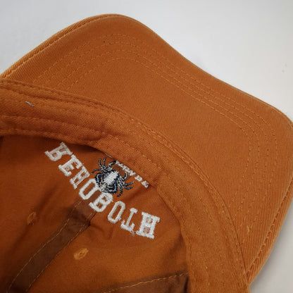 new vibe Baseball Cap Brown One Size Strapback Rehoboth Delaware Crab Hat Cotton
