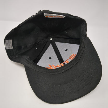 STIHL Snapback Hat Black OSFA Adjustable Embroidered 6 Panel Solid