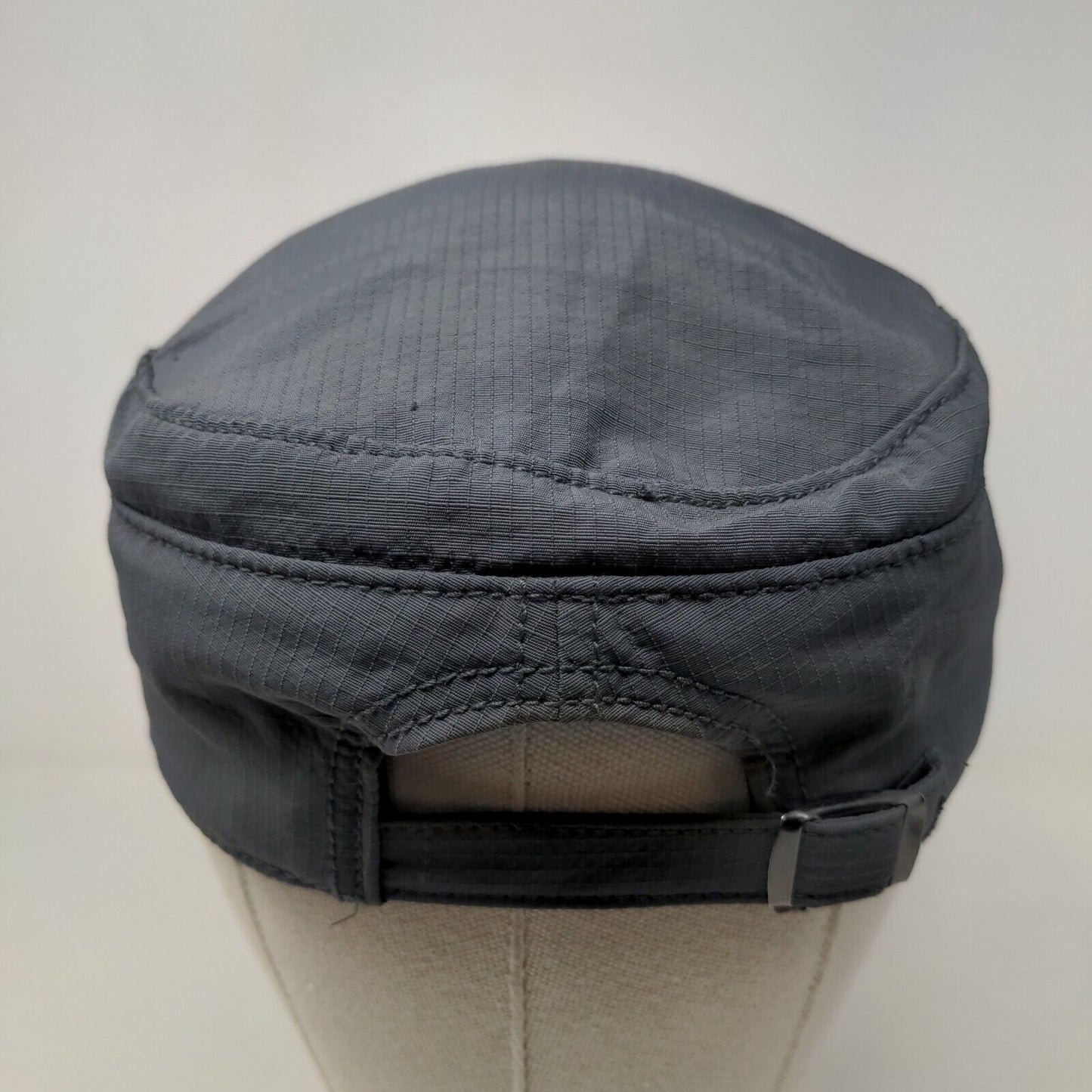 Unbranded Women's Slideback Cadet Cap Hat Gray Adjustable Blank