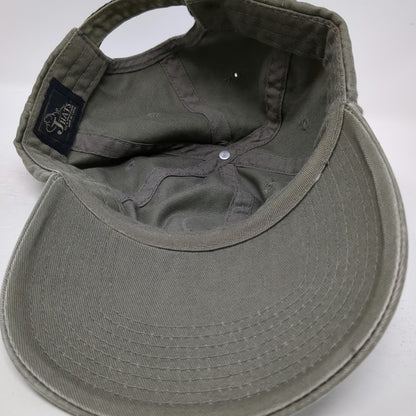 J Hats NC Zoological Society Metal Medallion Green Baseball Cap One Size Hat