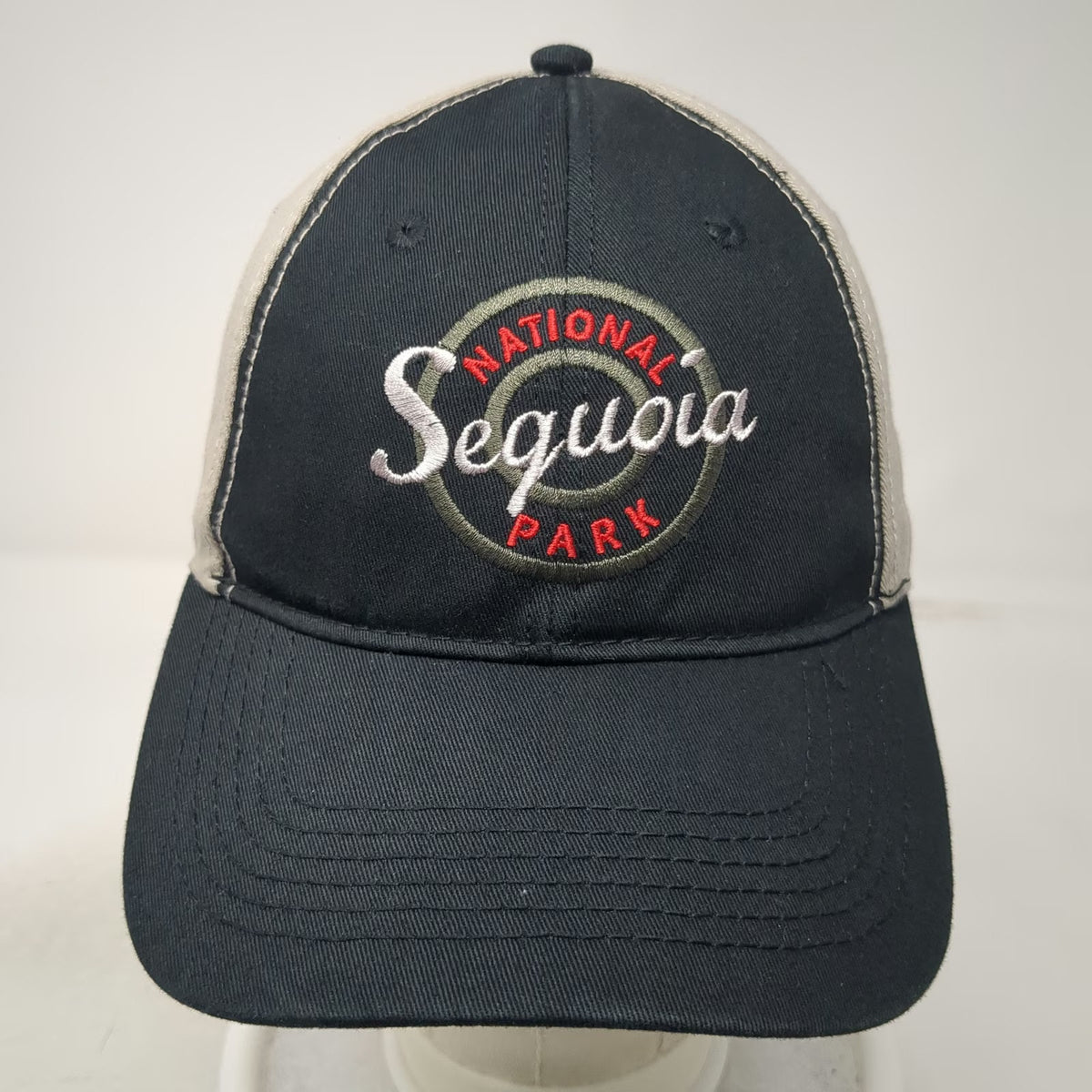 Triangle Sequoia National Park Hat Baseball Cap Black One Size Cotton Strapback
