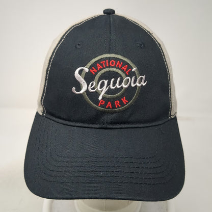 Triangle Sequoia National Park Hat Baseball Cap Black One Size Cotton Strapback