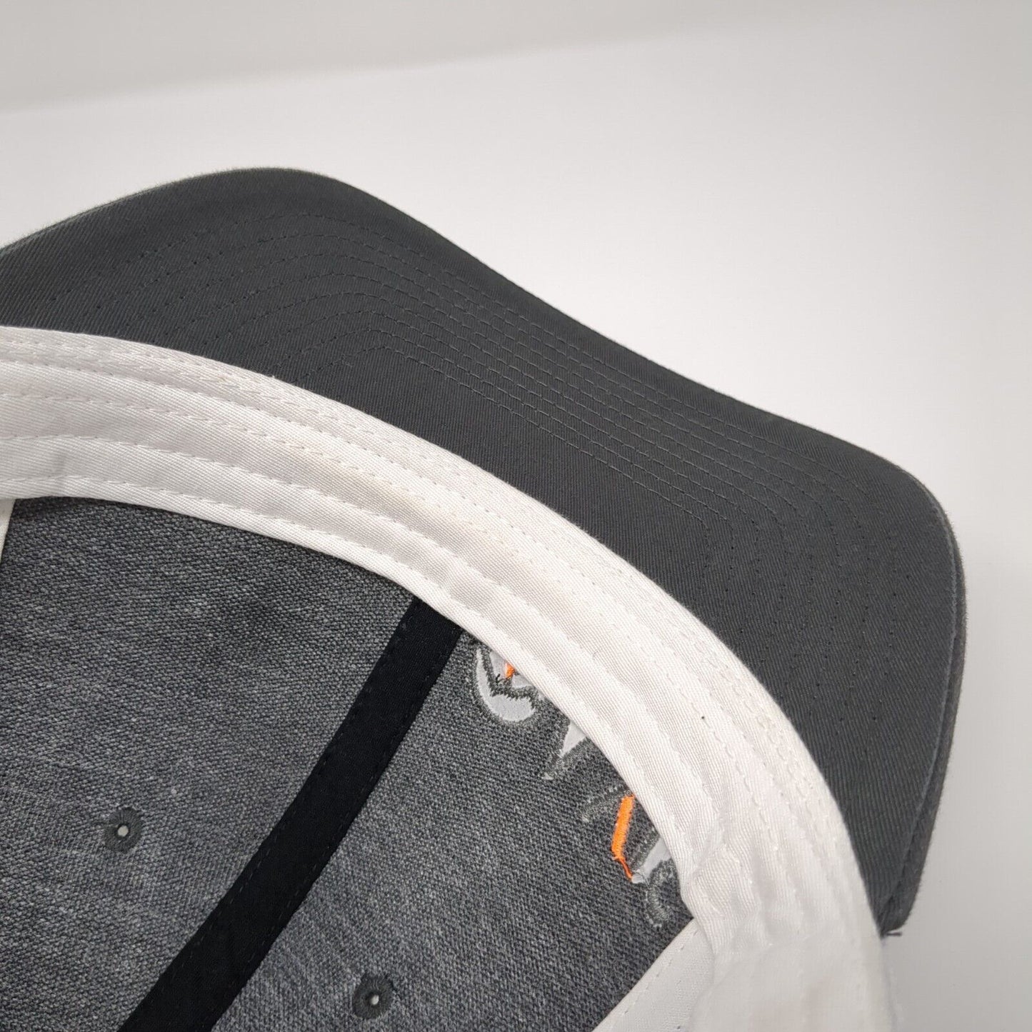 Axis Snapback Trucker Hat Gray OS Adjustable Embroidered Mesh Back Richardson