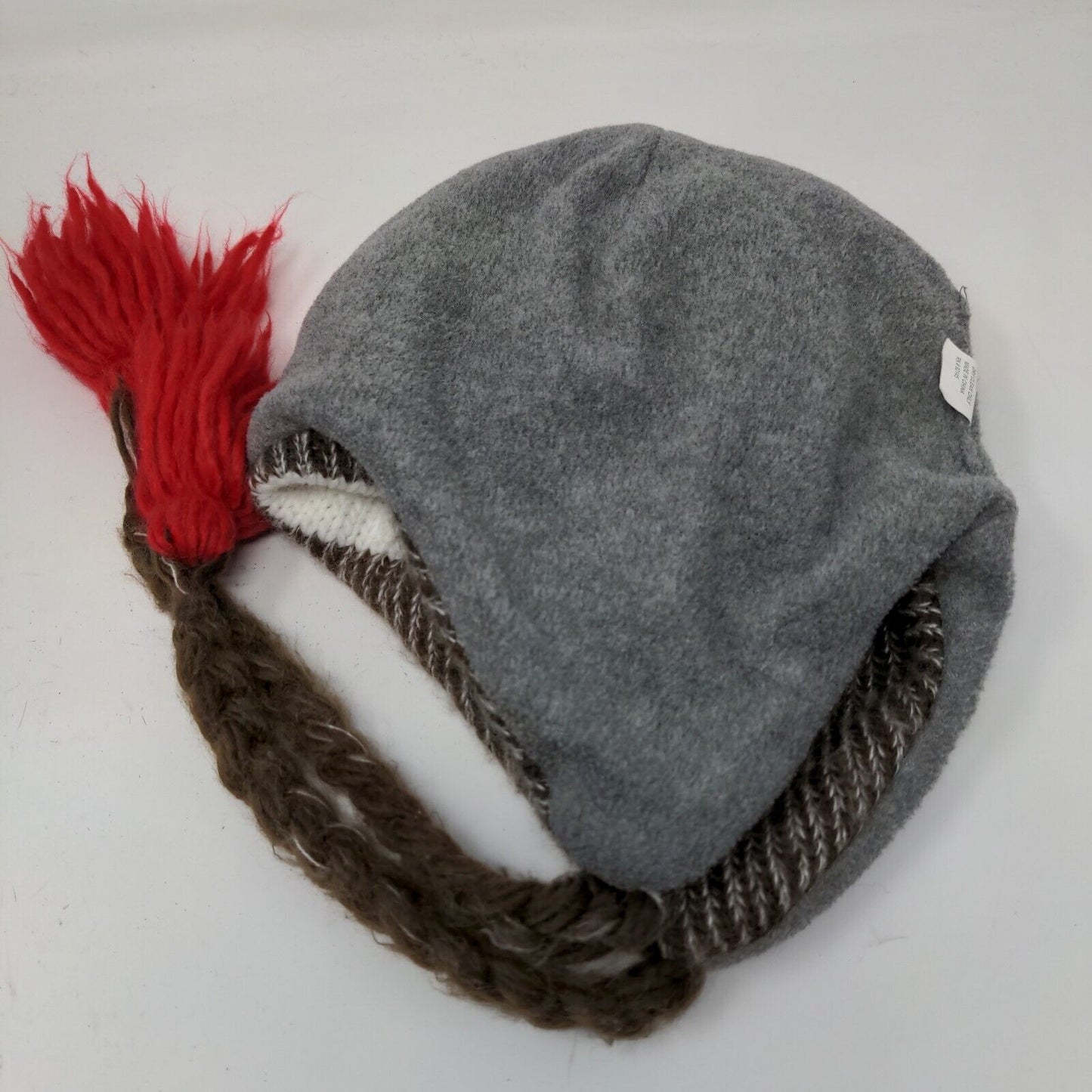 Sock Monkey Boy's Knit Beanie Hat Cap Multicolor 100% Acrylic Fleece Lined