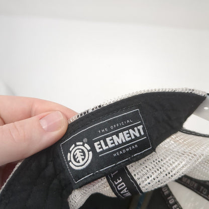 Element Made To Endure Snapback Trucker Hat Blue OS Adjustable Mesh Back 6 Panel