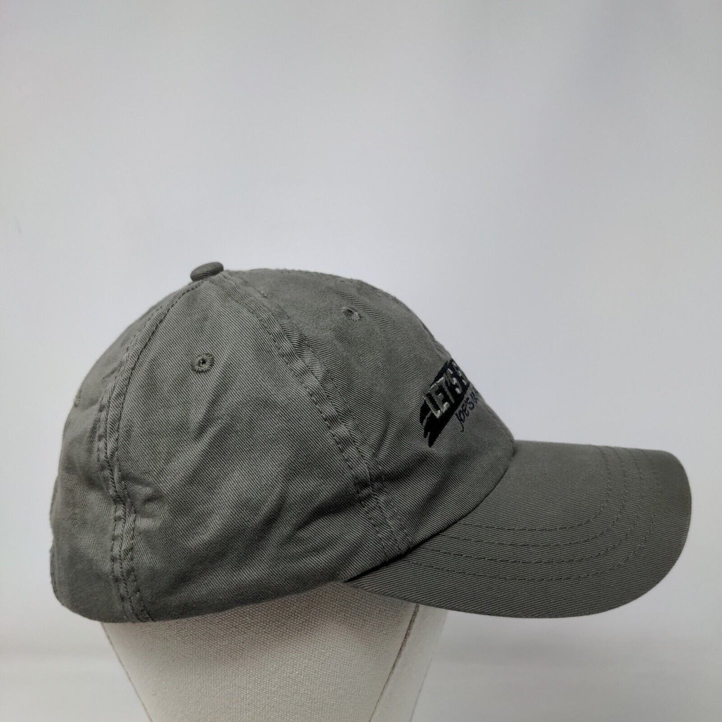 Let's Shack Up Slideback Hat Grayish-Brown OSFA Solid Joe's Crab Shack